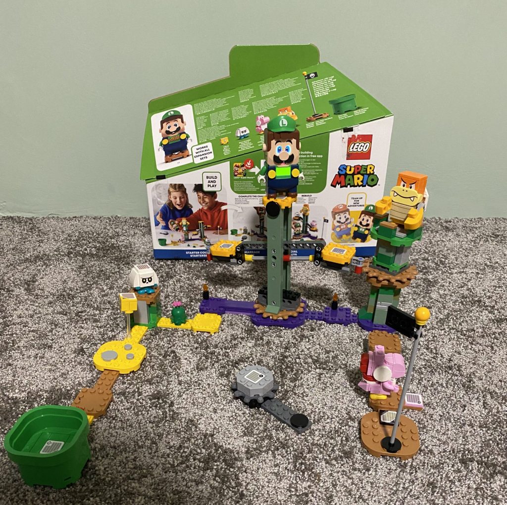 Luigi Test Starterset LEGO und Mario im